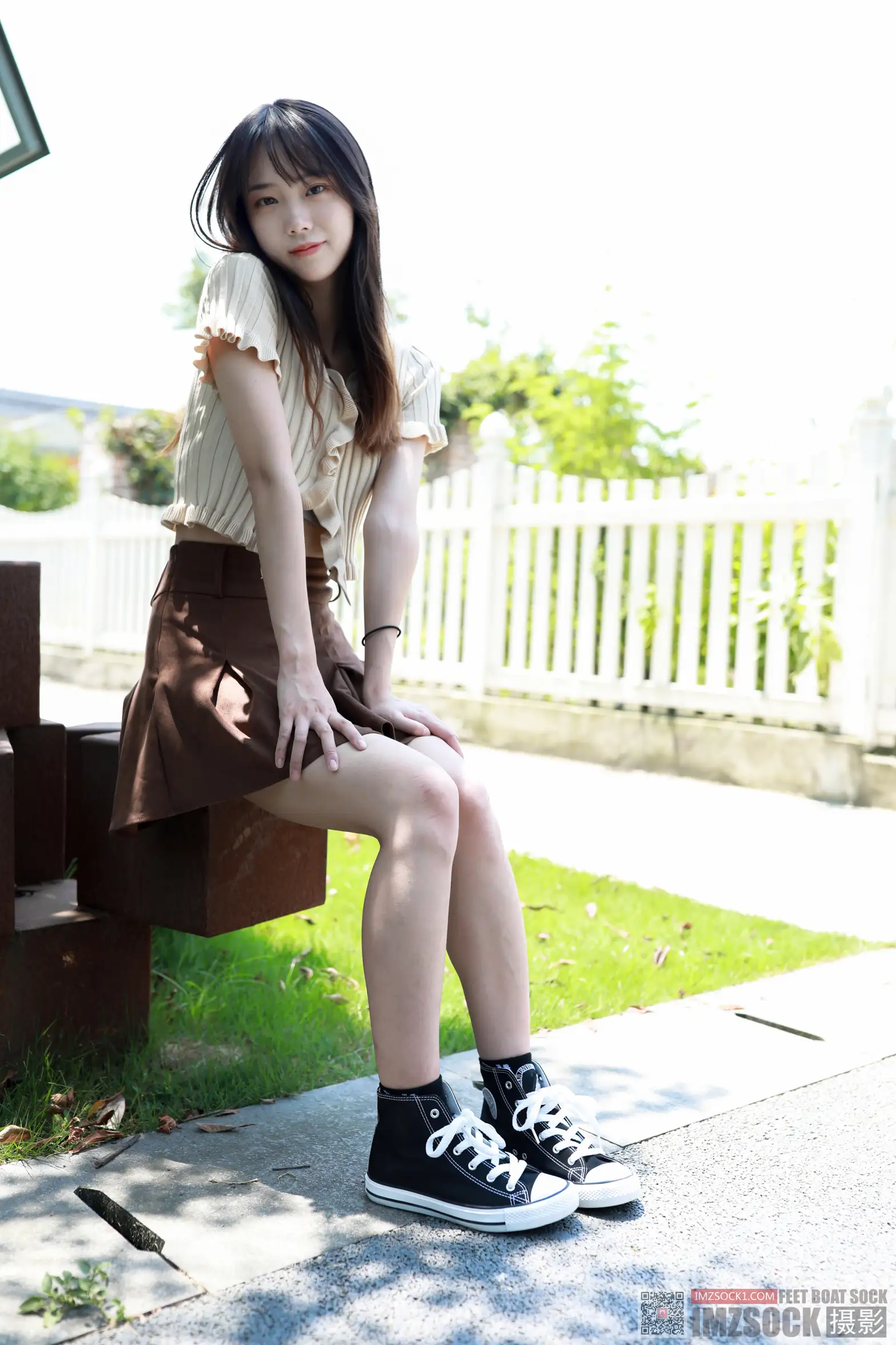 [Mzsock] Love beautiful feet NO.119 cocoa#[74P]-7