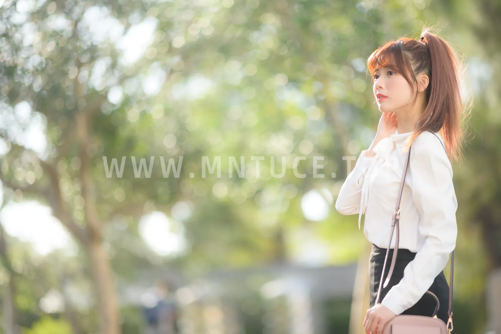 [Mzsock] NO.237 OL black silk uniform high heels street photography#[105P]-75