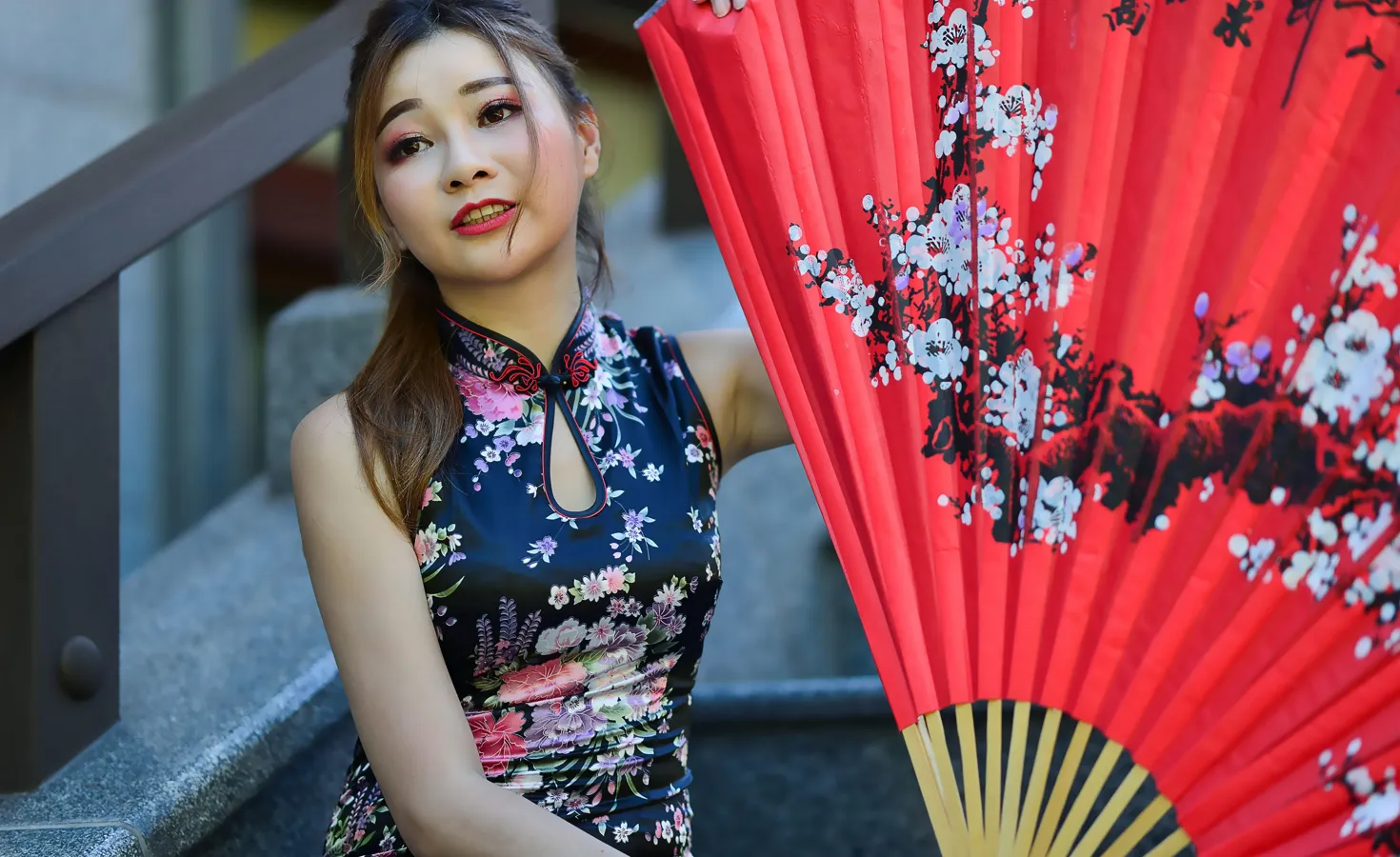 [Mzsock] NO.209 Chen Yingrong short cheongsam high heels beautiful legs street photography#[58P]-39